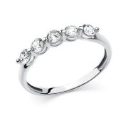 320700G363-1 Кольцо дорожка с фианитами (Серебро 925)