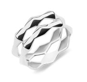 3407003313 Кольцо без вставок (Серебро 925)