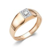 16519-100-2,18 Кольцо с бриллиантами бренд Алькор (Au 585)