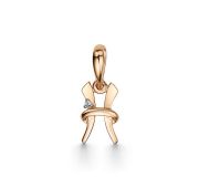 34205-100-0,46 Подвеска знак зодиака рыбы с бриллиантом бренд Алькор (Au 585)
