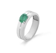 11-637-1200-3,52 Кольцо с изумрудом бренд Kabarovsky (Серебро 925)