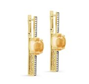 12-579-52689 Серьги с фианитами бренд Kabarovsky (Серебро 925)