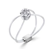 4551-11001-0,7 Кольцо леска бренд Brilliant Style (Au 585)