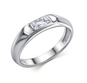 01-4718/00КЦ-00 Кольцо с фианитом бренд Алькор (Серебро 925)
