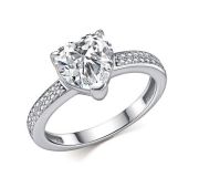 01-4767/00БТ-00-3,09 Кольцо с бриллиантами бренд Алькор (Серебро 925)