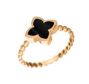 08-179363 Кольцо четырехлистник с керамикой бренд Sanis (Au 585)