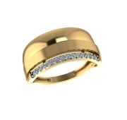 08-117666 Кольцо с фианитами бренд Sanis (Au 585)
