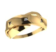 08-117105 Кольцо с фианитами бренд Sanis (Au 585)