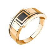 08-540195 Кольцо мужское с ониксом бренд Sanis (Au 585)