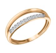 08-119159 Кольцо с фианитами бренд Sanis (Au 585)