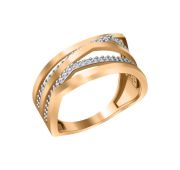 01-119148 Кольцо с фианитами бренд Sanis (Au 585)