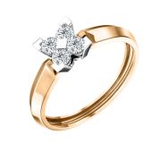 08-158634 Кольцо с фианитами бренд Sanis (Au 585)