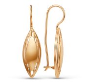 011492-1000 Серьги без вставок бренд Dinastia (Au 585)