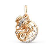 101128-1102 Подвеска знак зодиака водолей бренд Dinastia (Au 585)