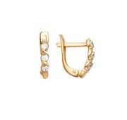 000552-1120 Серьги дорожка бренд Dinastia (Au 585)