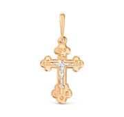 800907-1002 Подвеска крест бренд Dinastia (Au 585)