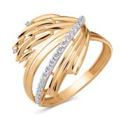 904761-1102 Кольцо с фианитами бренд Dinastia (Au 585)