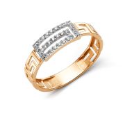 032531-1102 Кольцо с фианитами бренд Dinastia (Au 585)