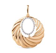 106728-1102 Подвеска с фианитами бренд Dinastia (Au 585)