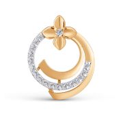 035063-1102 Подвеска с фианитами бренд Dinastia (Au 585)