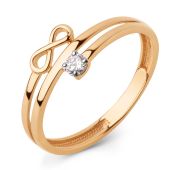 027631-1102 Кольцо бесконечность бренд Dinastia (Au 585)