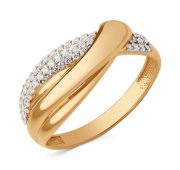 032761-1102 Кольцо с фианитами бренд Dinastia (Au 585)