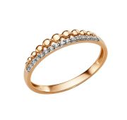 012291-1102 Кольцо с фианитами бренд Dinastia (Au 585)