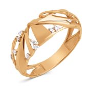 034141-1102 Кольцо с фианитами бренд Dinastia (Au 585)