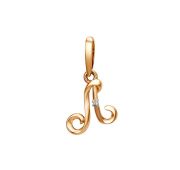 101378-1102 Подвеска буква бренд Dinastia (Au 585)