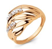 028261-1102 Кольцо с фианитами бренд Dinastia (Au 585)