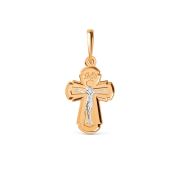 800807-1002 Подвеска крест бренд Dinastia (Au 585)