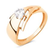 029391-1102 Кольцо с фианитом бренд Dinastia (Au 585)