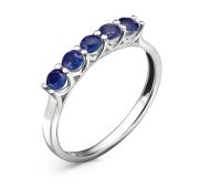 01-Р0620-03-002-01-03-2,14 Кольцо дорожка с сапфиром бренд Primo Prezioso (Au 585)