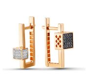 02-Р0530-01-040-07-02-4,28 Серьги с бриллиантами бренд Primo Prezioso (Au 585)