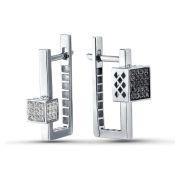 02-Р0530-03-040-07-04-4,22 Серьги с бриллиантами бренд Primo Prezioso (Au 585)