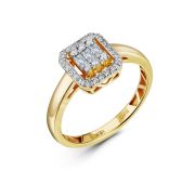 01-Р0521-05-001-07-01-2,38 Кольцо с бриллиантами бренд Primo Prezioso (Au 585)