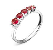 01-Р0627-03-004-01-03-1,86 Кольцо дорожка с рубином бренд Primo Prezioso (Au 585)