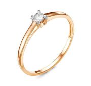 01-01203-01-001-01-01-0,76 Кольцо с бриллиантом бренд Era Jewellery (Au 585)