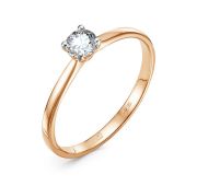 К0810-120-1,41 Кольцо помолвочное с бриллиантом бренд Империал (Au 585)