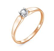 К0789-120-1,07 Кольцо помолвочное с бриллиантом бренд Империал (Au 585)