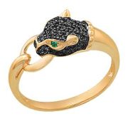 К14348 Кольцо пантера (Au 585)