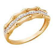 К22677 Кольцо с фианитами (Au 585)