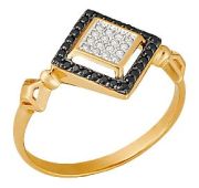 К20629 Кольцо с фианитами (Au 585)