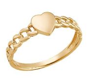 К23726 Кольцо сердце (Au 585)