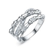 БР112946б-3,20 Кольцо с бриллиантами бренд Delta (Au 585)