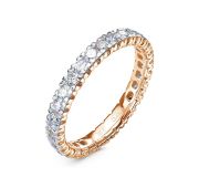 д1101767р/18,0-2,55 Кольцо дорожка с бриллиантами бренд Delta (Au 585)