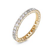 д1101765рл/17,0-1,63 Кольцо дорожка с бриллиантами бренд Delta (Au 585)