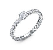 д1101679рб/17,0-1,23 Кольцо с бриллиантами бренд Delta (Au 585)