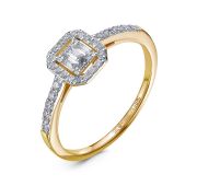 д1101861рл-2,17 Кольцо с бриллиантами бренд Delta (Au 585)