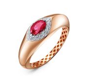 д4102152р-2,25 Кольцо с рубином бренд Delta (Au 585)